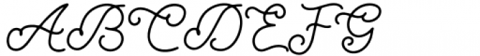 Monalibra Regular Font UPPERCASE