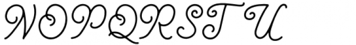 Monalibra Regular Font UPPERCASE