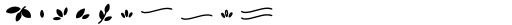 Monalisa Script Ornament Font OTHER CHARS