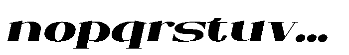 Monara Oblique Font LOWERCASE