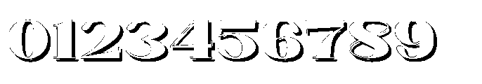 Monara Shadow Font OTHER CHARS