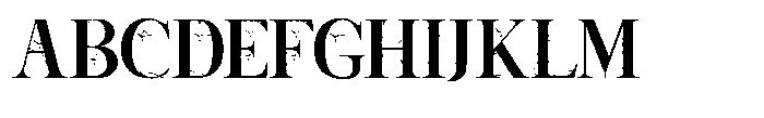 Monarch Blood Decorative Font UPPERCASE
