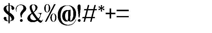 Monarch Blood Regular Font OTHER CHARS