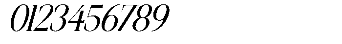 Monarch Heritage Italic Font OTHER CHARS
