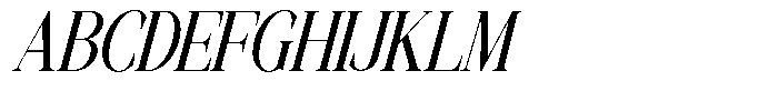 Monarch Heritage Italic Font UPPERCASE