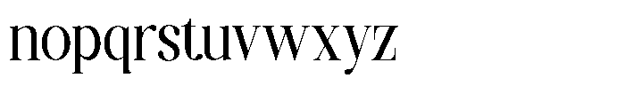 Monarch Heritage Regular Font LOWERCASE