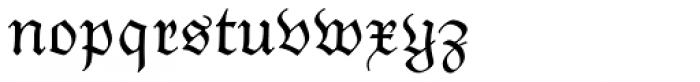 Monarchia Text Font LOWERCASE