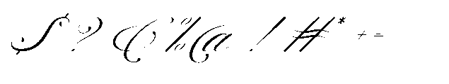 Monarchy  Script Font OTHER CHARS