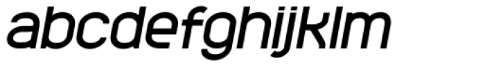 Monark Regular Oblique Font LOWERCASE