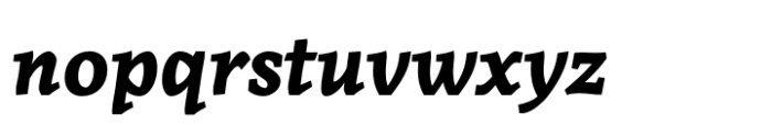 Monarky Bold Italic Font LOWERCASE