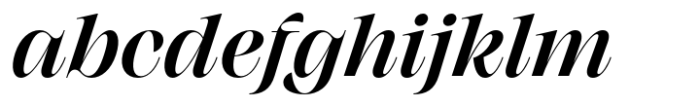Monarque Bold Italic Font LOWERCASE