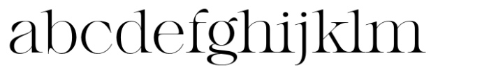 Monarque Light Font LOWERCASE