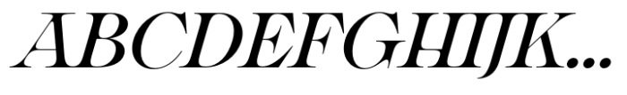 Monarque Semi Bold Italic Font UPPERCASE