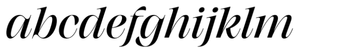 Monarque Semi Bold Italic Font LOWERCASE