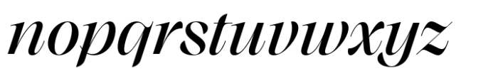 Monarque Semi Bold Italic Font LOWERCASE