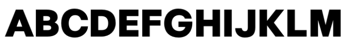 Monas Grotesk Black Font UPPERCASE