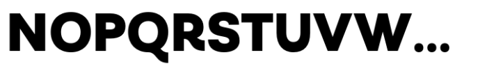 Monas Grotesk Black Font UPPERCASE