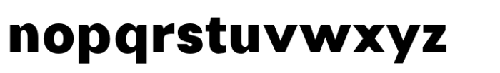 Monas Grotesk Black Font LOWERCASE
