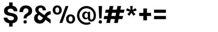 Monas Grotesk Bold Font OTHER CHARS