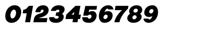 Monas Grotesk Extra Black Italic Font OTHER CHARS