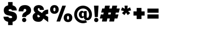 Monas Grotesk Extra Black Font OTHER CHARS