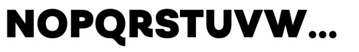 Monas Grotesk Extra Black Font UPPERCASE