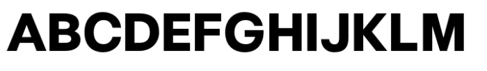 Monas Grotesk Extra Bold Font UPPERCASE