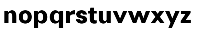 Monas Grotesk Extra Bold Font LOWERCASE