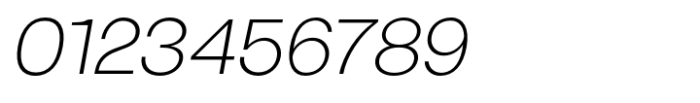 Monas Grotesk Extra Light Italic Font OTHER CHARS