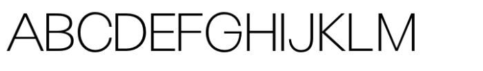 Monas Grotesk Extra Light Font UPPERCASE