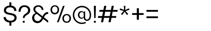 Monas Grotesk Regular Font OTHER CHARS