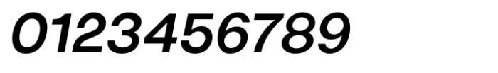 Monas Grotesk Semi Bold Italic Font OTHER CHARS