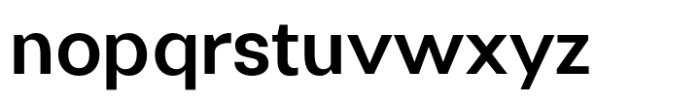 Monas Grotesk Semi Bold Font LOWERCASE