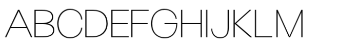 Monas Grotesk Thin Font UPPERCASE