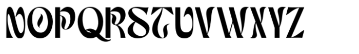 Monas Regular Font UPPERCASE