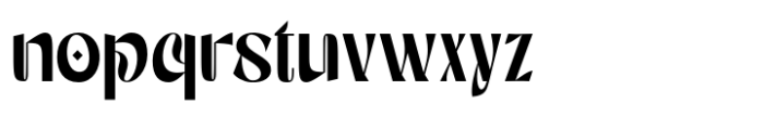 Monas Regular Font LOWERCASE