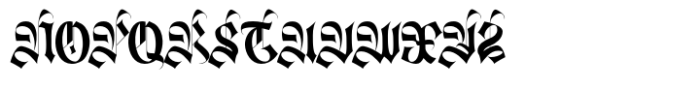 Monastic Blackletter Font UPPERCASE