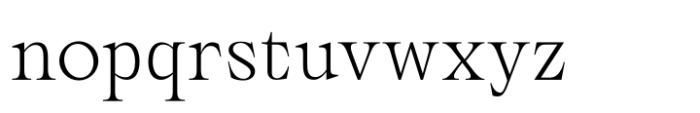 Monaya Light Font LOWERCASE