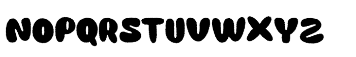 Monaz Rough Font UPPERCASE