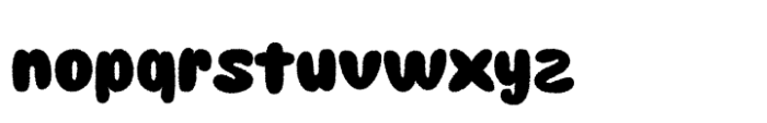 Monaz Rough Font LOWERCASE
