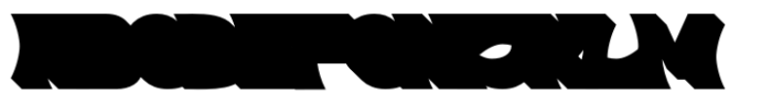 Monberg Extrude Font UPPERCASE