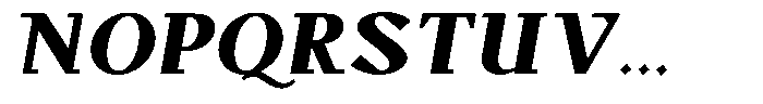 Monch Neue Black Italic Font UPPERCASE
