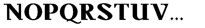 Monch Neue Black Font UPPERCASE