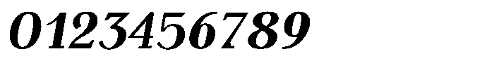 Monch Neue Bold Italic Font OTHER CHARS