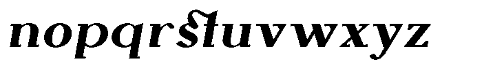 Monch Neue Bold Italic Font LOWERCASE