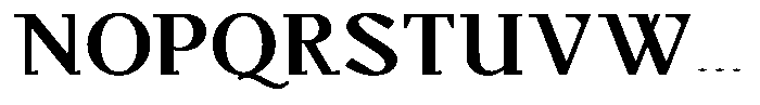 Monch Neue Bold Font UPPERCASE