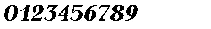 Monch Neue Extrabold Italic Font OTHER CHARS