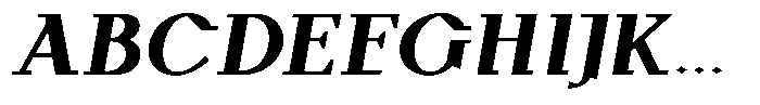 Monch Neue Extrabold Italic Font UPPERCASE