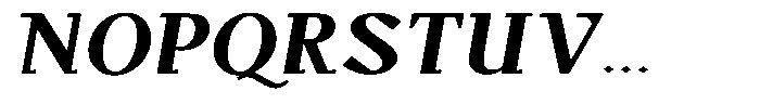Monch Neue Extrabold Italic Font UPPERCASE