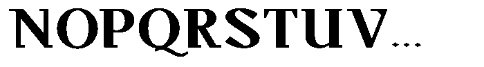 Monch Neue Extrabold Font UPPERCASE